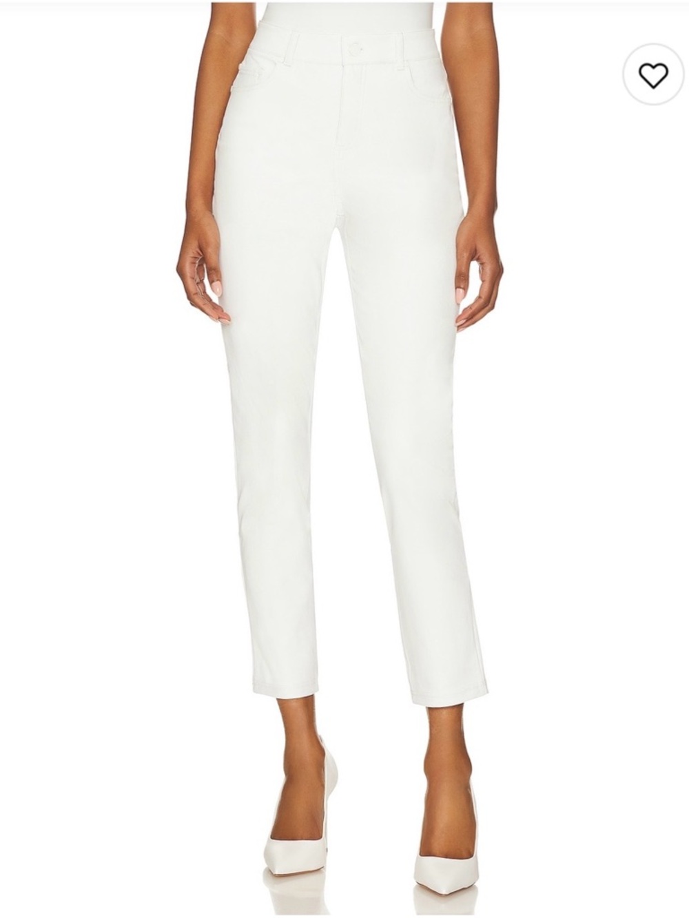 NEW Commando Women's 5 pocket white leather pants